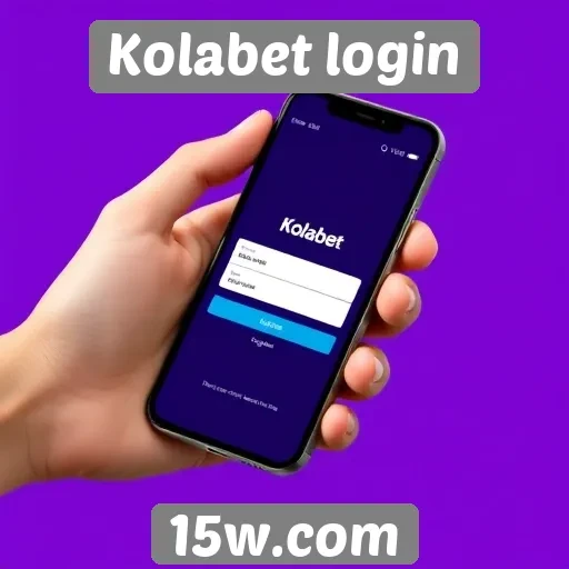 Acessibilidade do site Kolabet login em dispositivos móveis